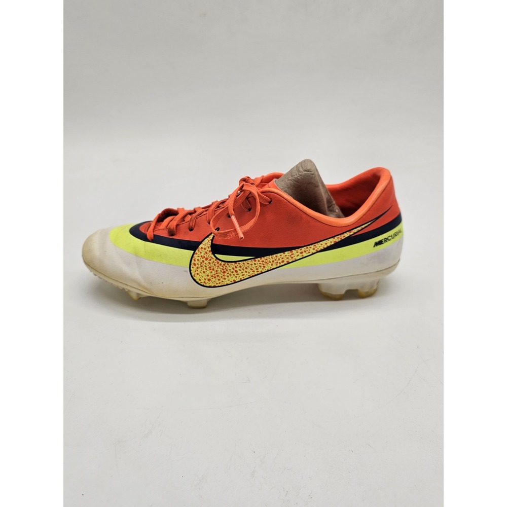 Nike Mercurial Victory IV 4 FG CR7 Mens Size 7 US Soccer Cleats 2012 Neon Yellow